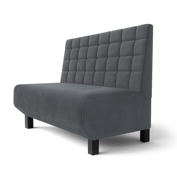 Wagner F | Gastrobank | B:H 100 x 100 cm | Grå | Blocks | Velour