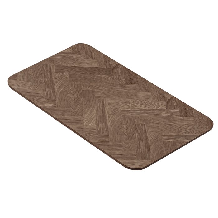 WALNUT VENEER | Gastro Walnussfurnier Tischplatte | 160 x 90 x 4 cm | Walnuß | Rechteckig | Fischgrät