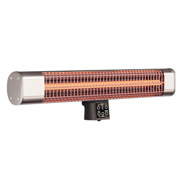 ROBERTO | Terrassevarmer til væg | Rustfrit stål | 2400W | 3 varmeindstillinger