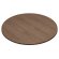 IMPIALLACCIATO IN QUERCIA | Piano del tavolo Gastro in impiallacciato rovere | Ø 60 x 2,5 cm | Nero