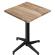 WAP | 31259 | B:D:H 60 x 60 x 109 cm | Sheesham / Svart | Quadratisch | Klappbar