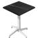 WAP | 31259 | B:D:H 70 x 70 x 109 cm | Svart marmor / Hvit | Quadratisch | Klappbar