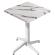 WAP | 31259 | B:D:H 60 x 60 x 109 cm | Hvit marmor / Hvit | Quadratisch | Klappbar