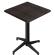 WAP | 31259 | B:D:H 60 x 60 x 109 cm | Wenge / Svart | Quadratisch | Klappbar