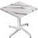 WAP | 31257 | B:D:H 70 x 70 x 74 cm | Hvit marmor / hvit | Torget