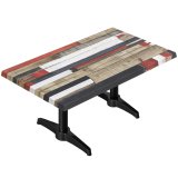 WBC | Jamaika Loungebord | B: T: H: 120 x 70 x 38 cm | Vintage Färgad / Svart | Tilläggsvikt