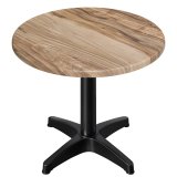 WBC | Bistro Outdoor Table | Ø: H 70 x 80.5 cm | Sheesham / Black | Round