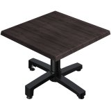 WBO | Jamaika Loungetisch | B:T:H 70 x 70 x 38 cm | Wenge/ Schwarz