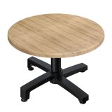 WBO | Jamaika Loungetisch | Ø:H 70 x 38 cm | Eiche / Schwarz