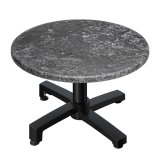 WBO | Jamaika Loungetisch | Ø:H 70 x 38 cm | Felsen / Schwarz