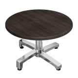 WBO | Jamaika Loungetisch | Ø:H 60 x 40 cm | Wenge / Aluminium