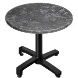 WBO | 31257 | Ø:H 70 x 76 cm | Sten / Sort | Rund