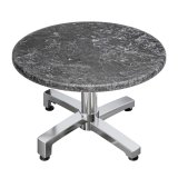 WBO | Jamaika Loungetisch | Ø:H 60 x 38 cm | Felsen / Aluminium | Klappbar | Zusatzgewicht