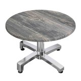 WBO | Jamaika Loungetisch | Ø:H 60 x 38 cm | Sheesham / Aluminium | Klappbar | Zusatzgewicht