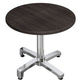 WBO | Bistro Ulkonauspöytä | Ø:H 60 x 78,5 cm | Wenge / ALumiini | Pyöreä | Kokoon taitettava + lisäpaino