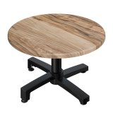 WBO | Jamaika Mesa de salón | Ø: H 70 x 40 cm | Sheesham / Negro | Peso adicional