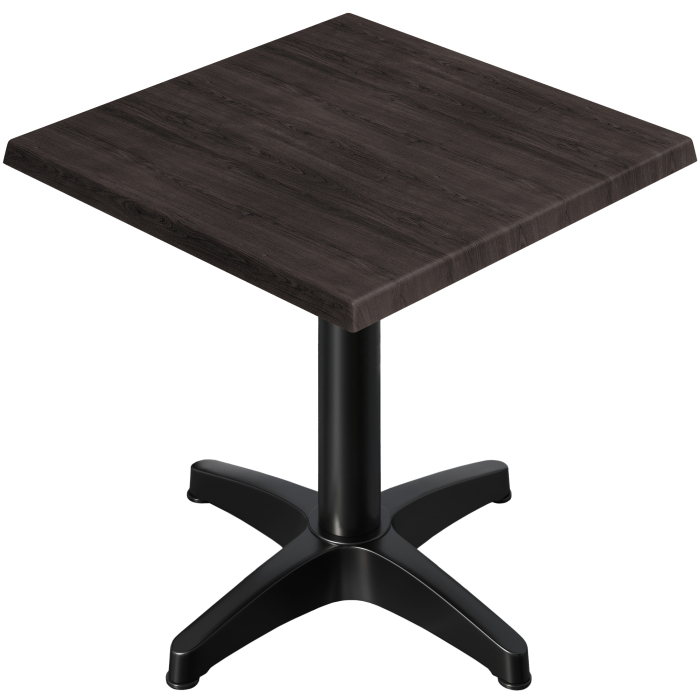 WBC | 31257 | B:D:H 60 x 60 x 78,5 cm | Wenge / Sort | Firkantet