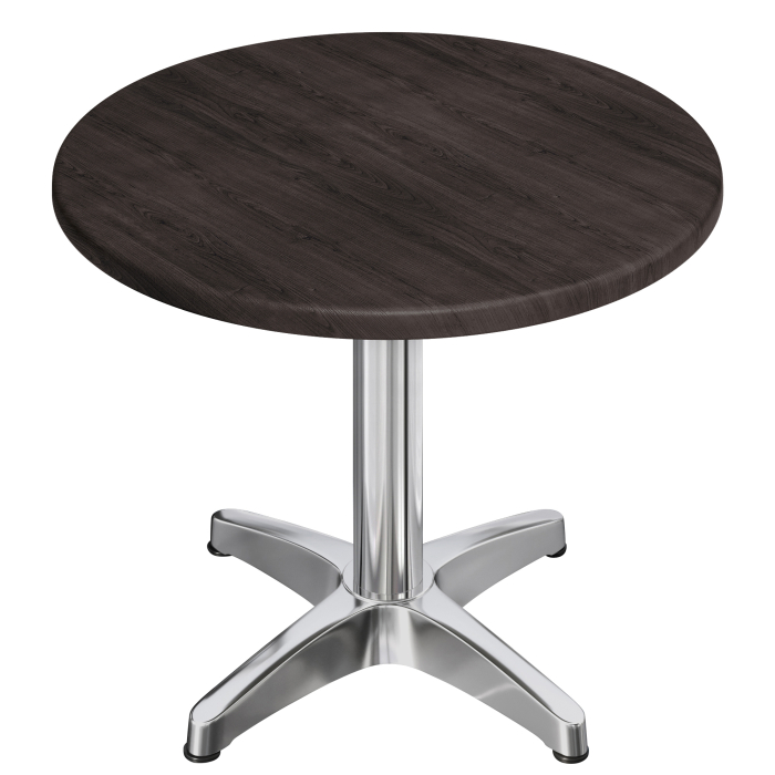 WBC | 31257 | Ø:H 70 x 78.5 cm | Wenge / Aluminium | Round