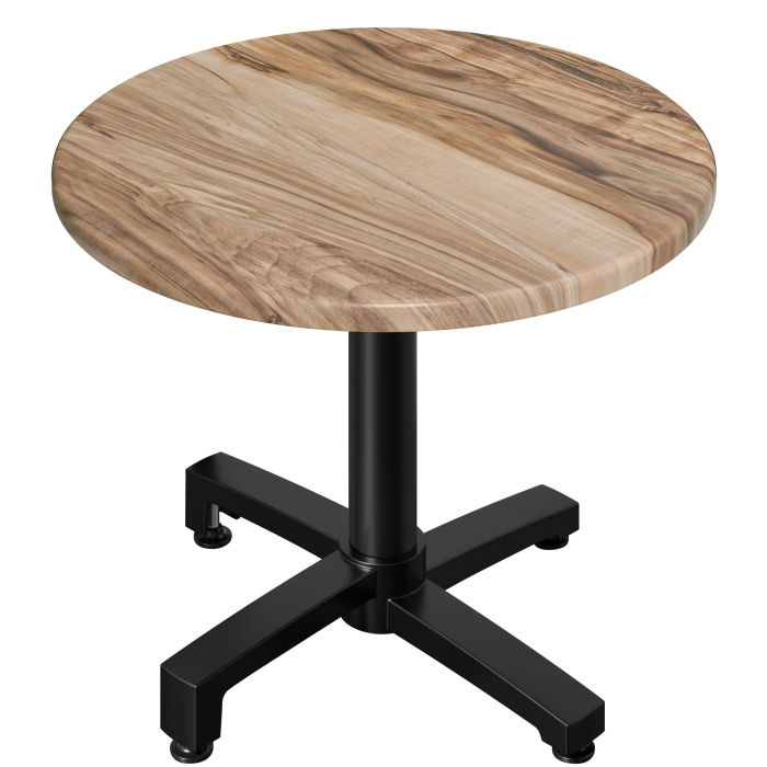 WBO | 31257 | Ø:H 70 x 76 cm | Sheesham / Sort | Rund | Sammenfoldelig + ekstra vægt