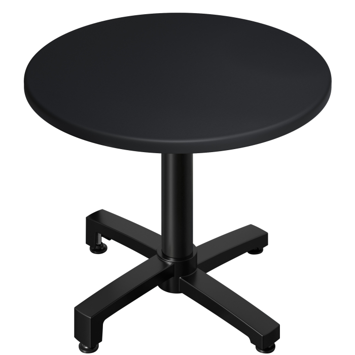 WBO | 31257 | Ø:K 60 x 76 cm | Musta / Musta | Pyöreä | Kokoontaitettava + lisäpaino