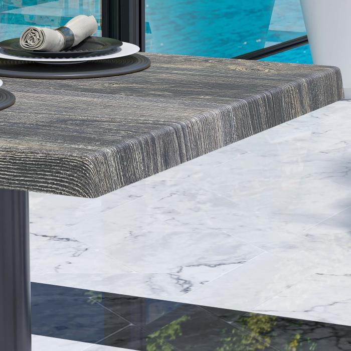 WBC | Werrzalit loungebord | B:D:H  120 x 70 x 40 cm | Rustikk furu / Svart | Kontakt