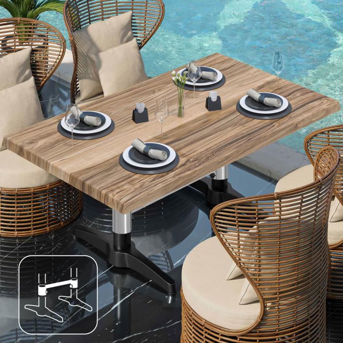 WBC | Werrzalit loungebord | B:D:H 120 x 70 x 40 cm | Sheesham / Svart | Kontakt WBC | Werrzalit loungebord | B:D:H 120 x 70 x 40 cm | Sheesham / Svart | Kontakt