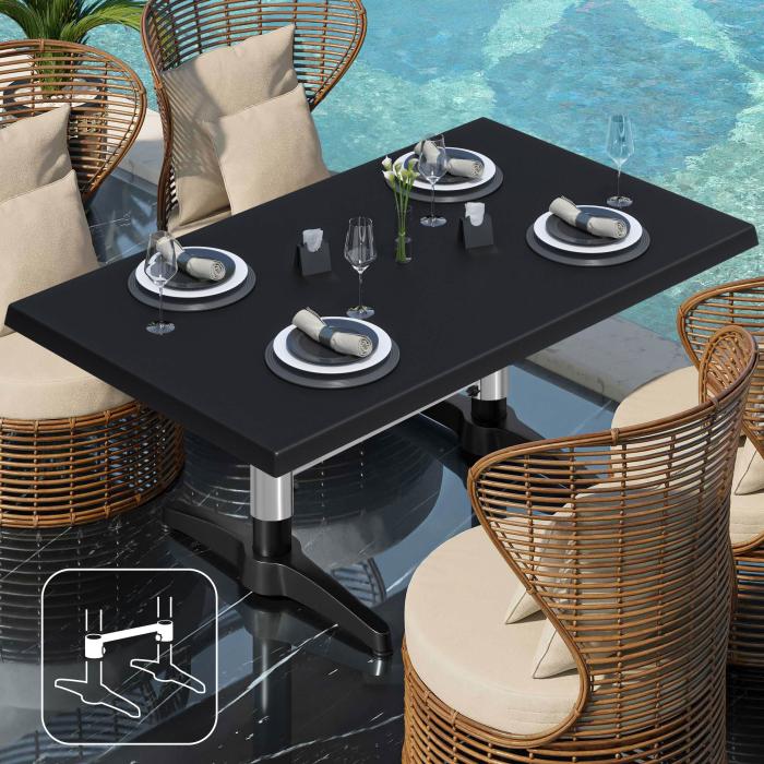 WBC | Werrzalit loungebord | B:D:H 120 x 70 x 40 cm | Svart / Svart | Kontakt WBC | Werrzalit loungebord | B:D:H 120 x 70 x 40 cm | Svart / Svart | Kontakt