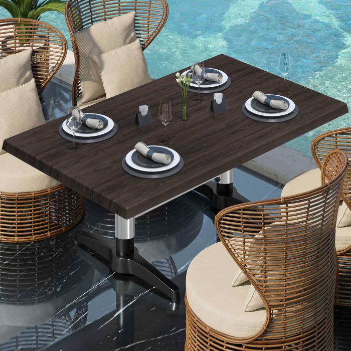 WBC | Werrzalit loungebord | B:D:H 120 x 70 x 40 cm | Wenge / Svart | Kontakt WBC | Werrzalit loungebord | B:D:H 120 x 70 x 40 cm | Wenge / Svart | Kontakt