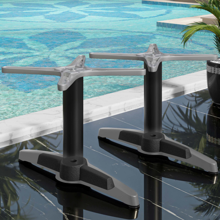 WBC | Mesa Werzalit baja | B: T: H: 120 x 70 x 40 cm | Roble / Negro | Peso adicional WBC | Mesa Werzalit baja | B: T: H: 120 x 70 x 40 cm | Roble / Negro | Peso adicional