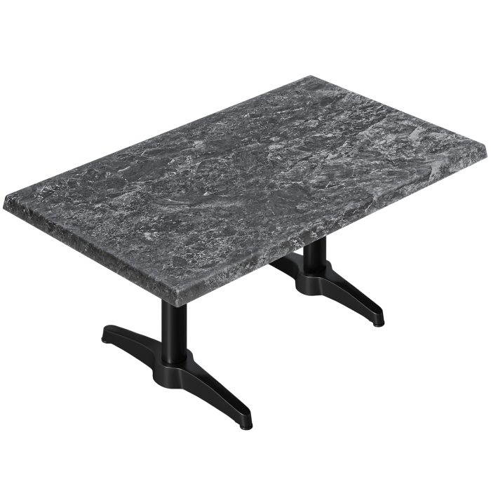 WBC | Werrzalit loungebord | B:D:H  120 x 70 x 40 cm | Stein / Svart | Ekstra vekt