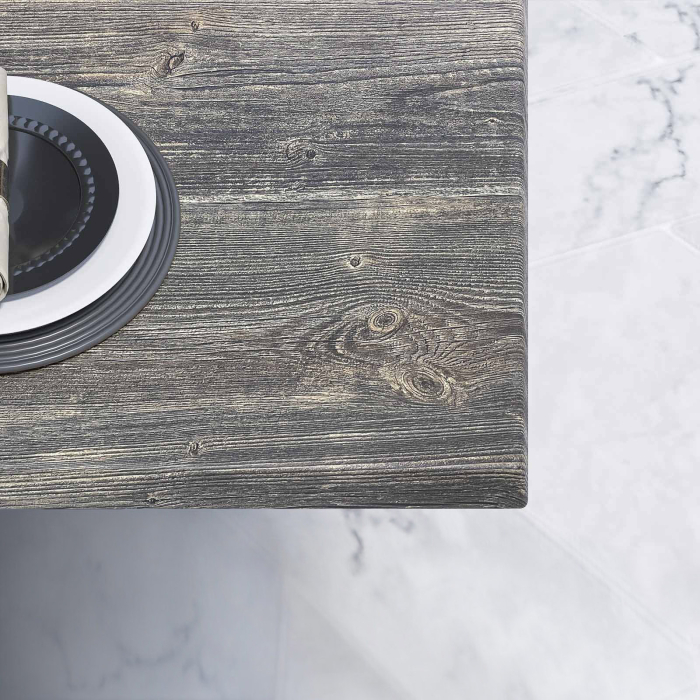 WBO | 31257 | B:D:H 70 x 70 x 76 cm | Rustikk furu/aluminium | Torget | Sammenleggbar + tilleggsvekt WBO | 31257 | B:D:H 70 x 70 x 76 cm | Rustikk furu/aluminium | Torget | Sammenleggbar + tilleggsvekt