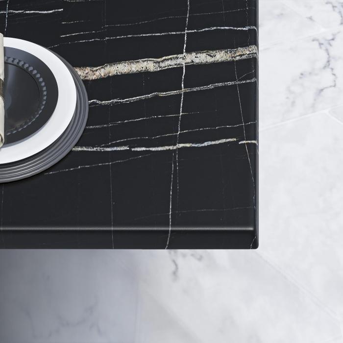 WBO | 31257 | B:D:H 70 x 70 x 76 cm | Sort marmor/aluminium | Torget | Sammenleggbar + tilleggsvekt WBO | 31257 | B:D:H 70 x 70 x 76 cm | Sort marmor/aluminium | Torget | Sammenleggbar + tilleggsvekt