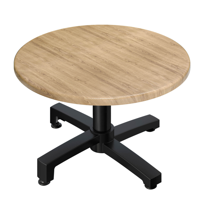 WBO | Werzalit loungebord | Ø:H 70 x 40 cm | Eg / Sort | Ekstra vægt