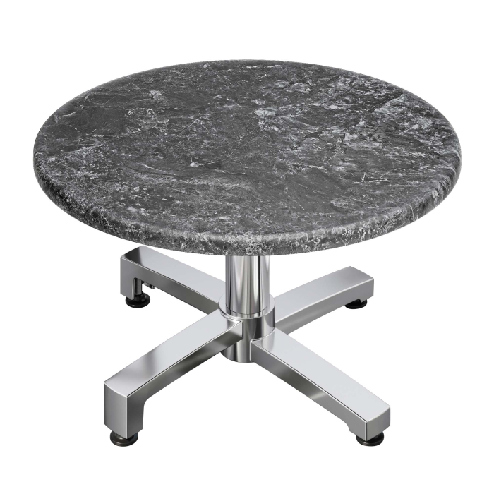WBO | Werzalit Lounge Table | Ø:H 60 x 40 cm | Rock / Aluminium | Składany | Dodatkowa waga