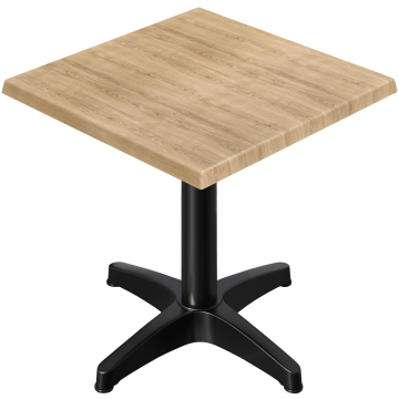 WBC | 31257 | B:D:H 70 x 70 x 78,5 cm | Eg / Sort | Firkantet