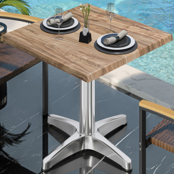 WBC | 31257 | B:D:H 70 x 70 x 78,5 cm | Sheesham / aluminium | Torget
