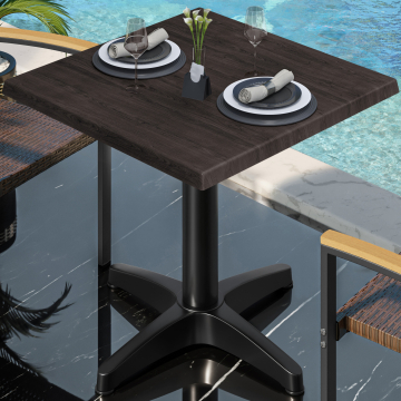 WBC | 31257 | B:D:H 70 x 70 x 78,5 cm | Wenge / Svart | Torget