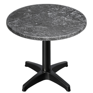 WBC | 31257 | Ø:H 60 x 78,5 cm | Steiner / Svart | Rundt