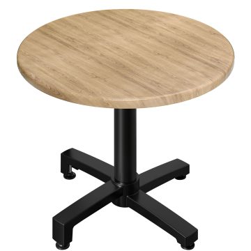 WBO | 31257 | Ø:H 60 x 76 cm | Eik / Zwart | Rond | Extra gewicht