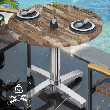 WBO | 31257 | Ø:H 60 x 76 cm | Svart / Aluminium | Runda | Ytterligare vikt