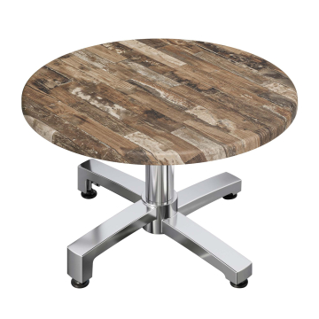 WBO | Jamaika Loungetisch | Ø:H 70 x 40 cm | Vintage Old / Aluminium | Klappbar | Zusatzgewicht