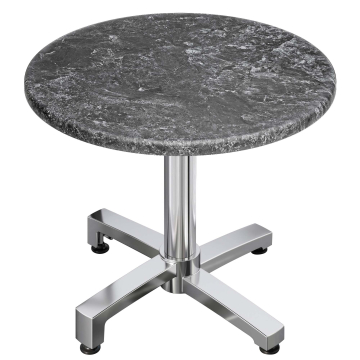 WBO | Bistro Außen Tisch | Ø:H 60 x 78,5 cm | Felsen / Aluminium | Rund