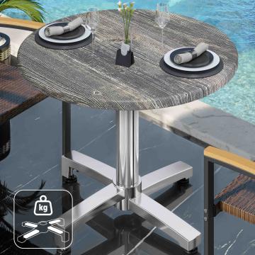 WBO | 31257 | Ø:H 60 x 76 cm | Rocks / Aluminium | Round | Additional weight