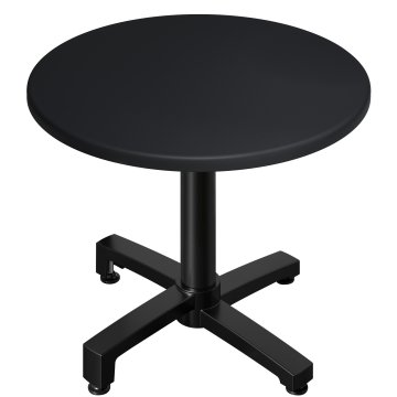 WBO | 31257 | Ø:H 60 x 76 cm | Black / Black | Round | Additional weight