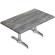 WBC | Werrzalit loungebord | B:D:H  120 x 70 x 40 cm | Rustikk furu / Aluminium | Kontakt