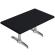 WBC | Werrzalit loungebord | B:D:H  120 x 70 x 40 cm | Svart / Aluminium | Kontakt