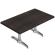 WBC | Werrzalit loungebord | B:D:H  120 x 70 x 40 cm | Wenge / Aluminium | Kontakt