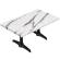 WBC | Werrzalit loungebord | B:D:H  120 x 70 x 40 cm | Hvit marmor / Svart | Kontakt