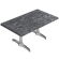 WBC | Werzalit Lounge Table | W: D: H: 120 x 70 x 40 cm | Rock / Aluminium | Dodatkowa waga