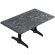 WBC | Jamaika Loungetisch | B: T: H: 120 x 70 x 40 cm | Felsen / Schwarz | Zusatzgewicht + Verbinder